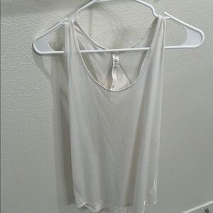 Lululemon Women's White Sleeveless Top